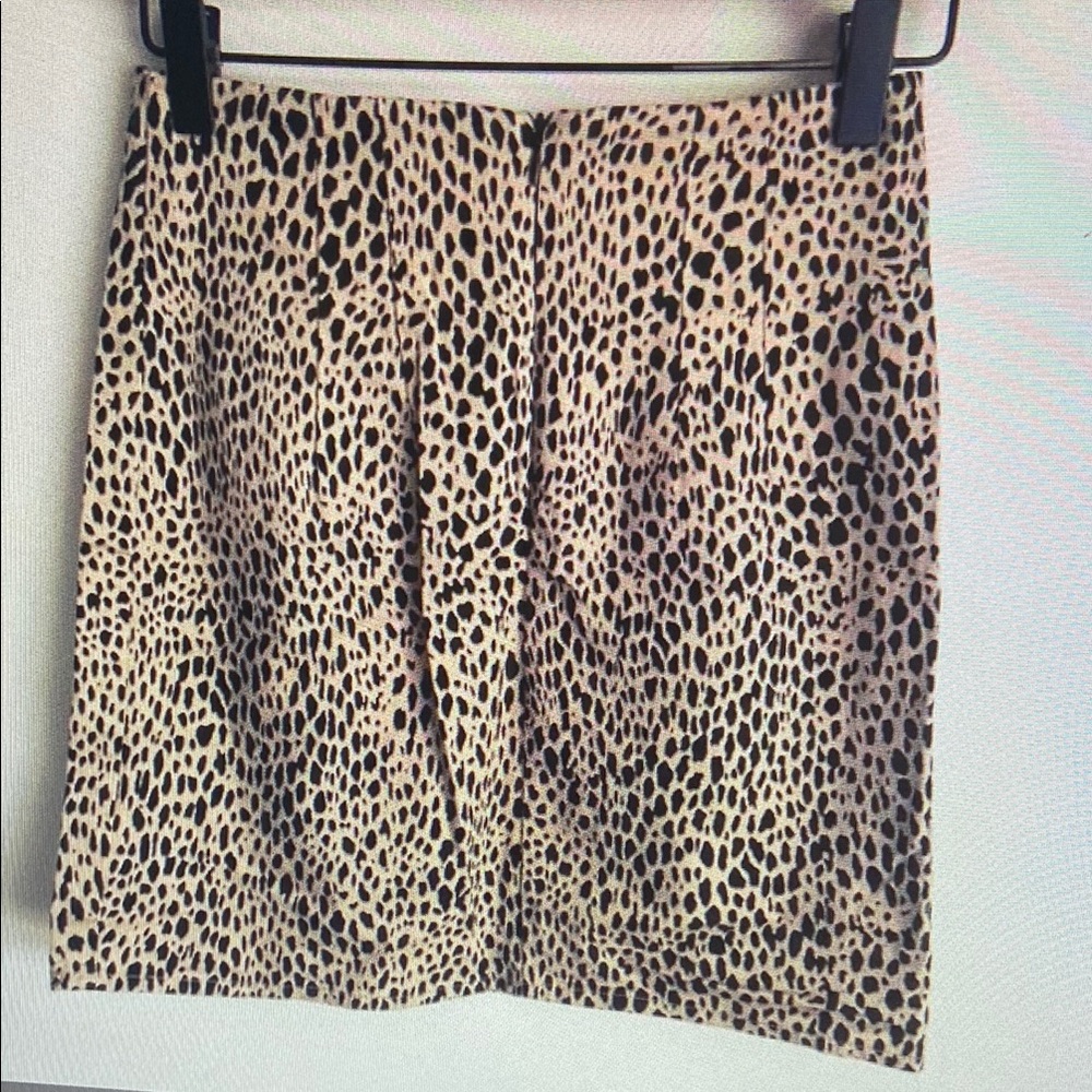 Leopard Print Women's Skirt